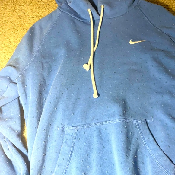 Nike Sky Blue hoodie with dot fabric - so cozy :) - Picture 4 of 6